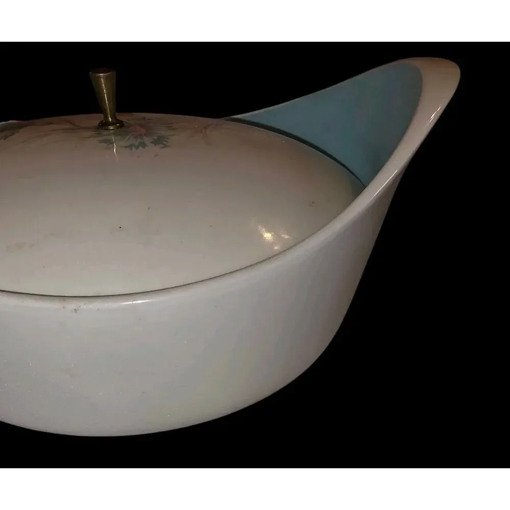 Taylor Smith Ever Yours Boutonniere Casserole Dish Lid MCM 10.5